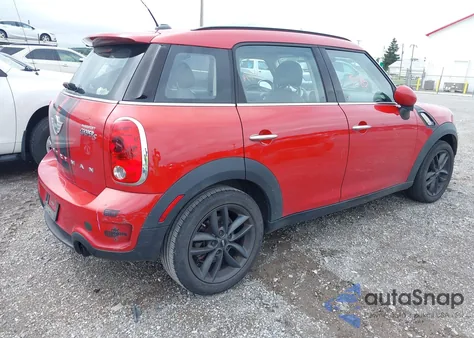 2013 Mini Countryman Cooper S z USA, uszkodzony, nr VIN WMWZC3C58DWP23408
